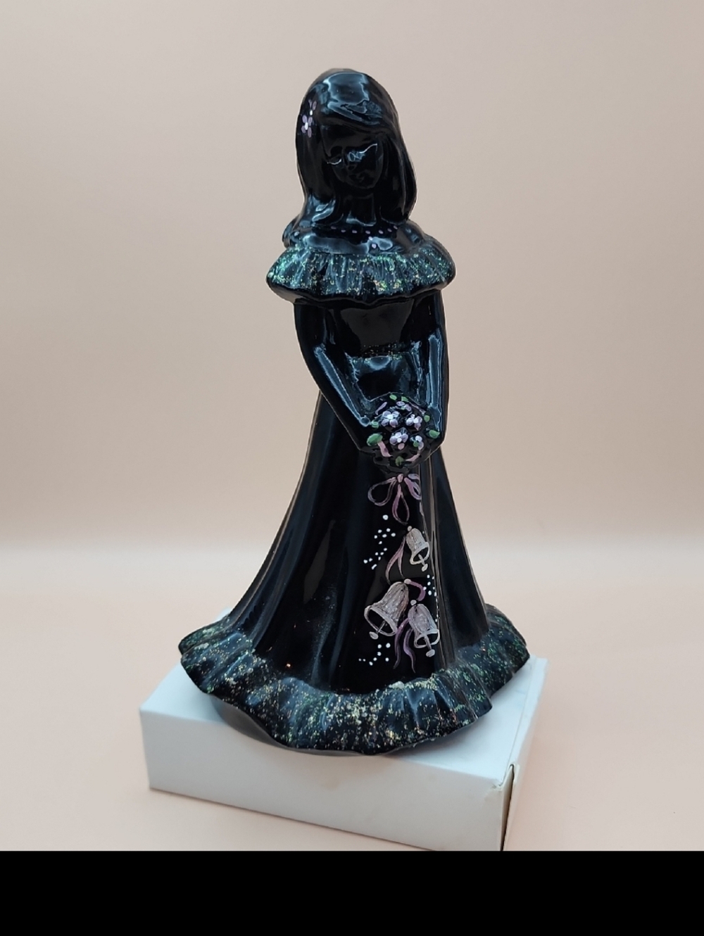 Rosso Glass Fenton Ebony Bridesmaid Limited Edition Rosso Exclusive #66/100/2008 - Picture 1 of 9